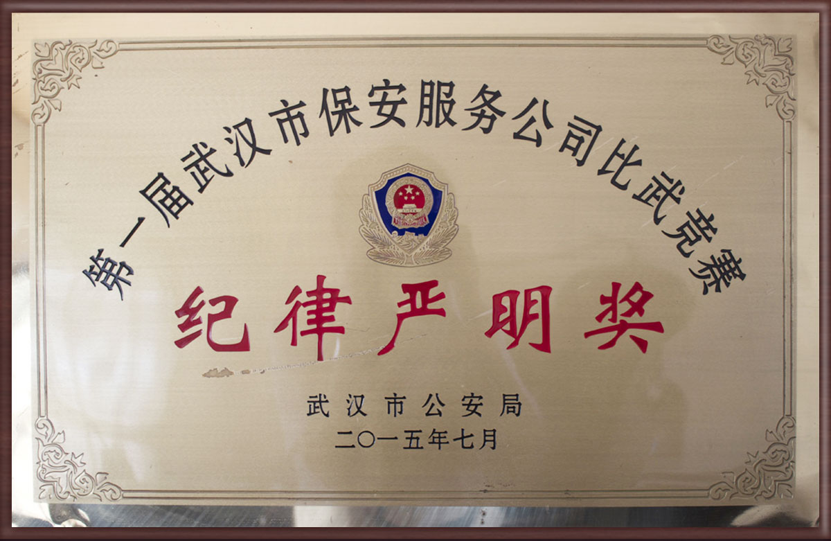  比武競(jìng)賽紀(jì)律嚴(yán)明獎(jiǎng)